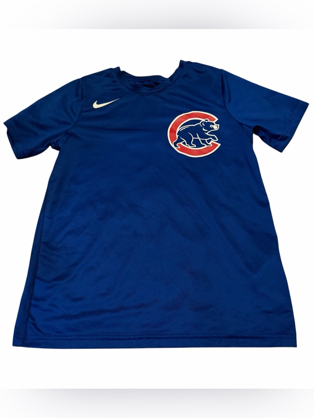 Nike Chicago Cubs MLB Baseball T-Shirt Youth Size Small Blue #7